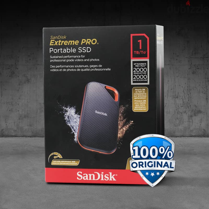 Sandisk portable external SSD 4TB 0