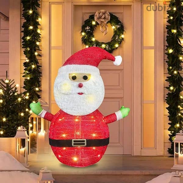 German store lighted Christmas Santa claus 1