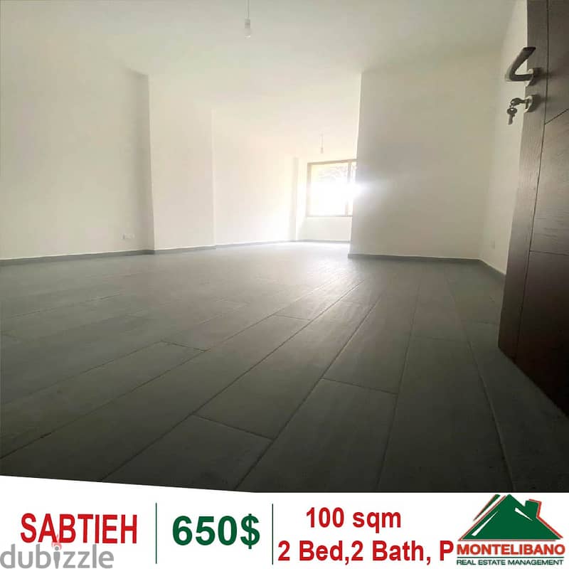 100 sqm Apartment for rent in Sabtieh!! 0