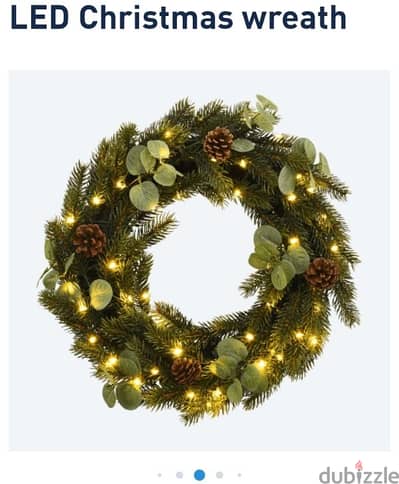 German store decoration Christmas wreath