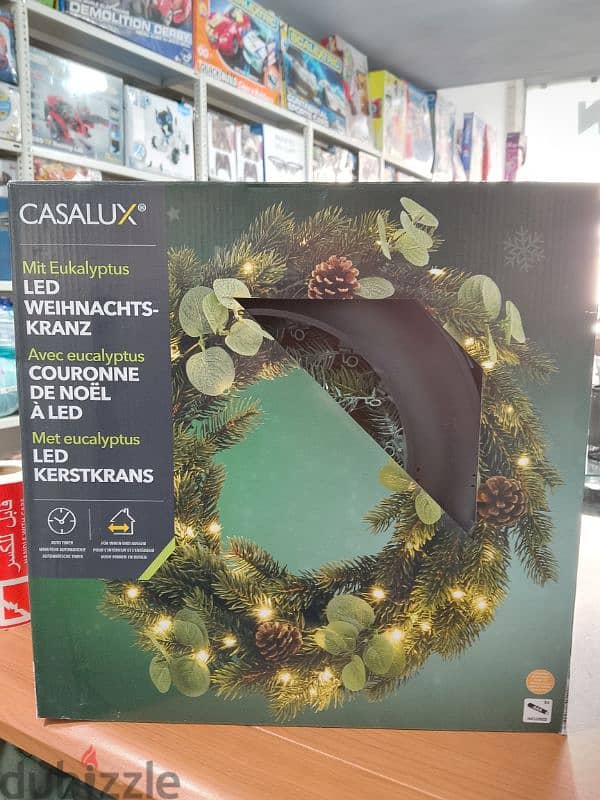 German store decoration Christmas wreath 1