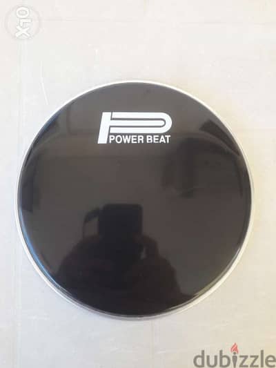 جلد دربكة لون اسود POWER BEAT