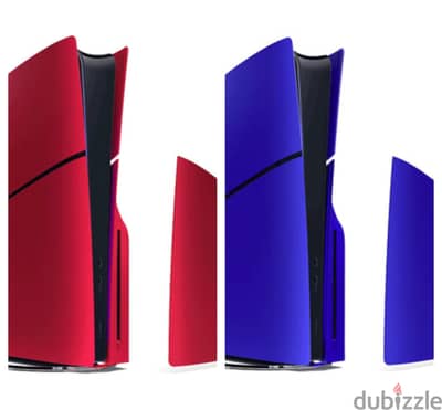 Sony PS5 Slim Console Covers - Red or Blue