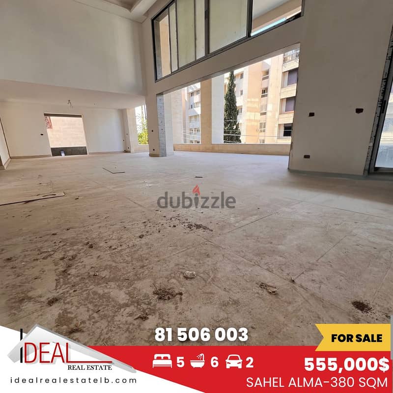 380 sqm Duplex for sale in Sahel Alma jounieh REF#MA15152 0