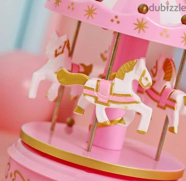 unicorn musical rotating carouselle 3