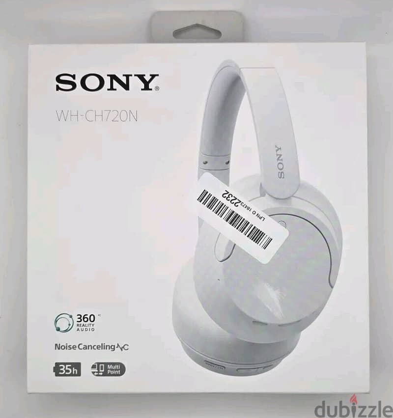 Sony WH-CH720N – White noice cancelling pro headphones 0