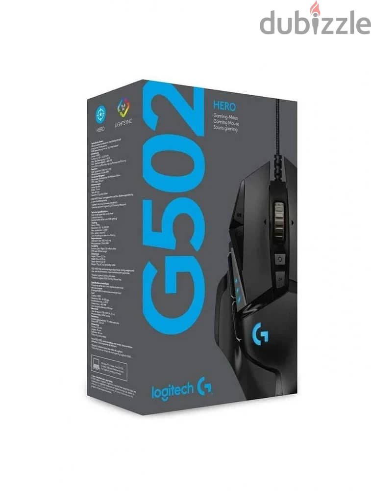 Logitech G502 HERO High Performance Wired Gaming Mouse - Sealed 0