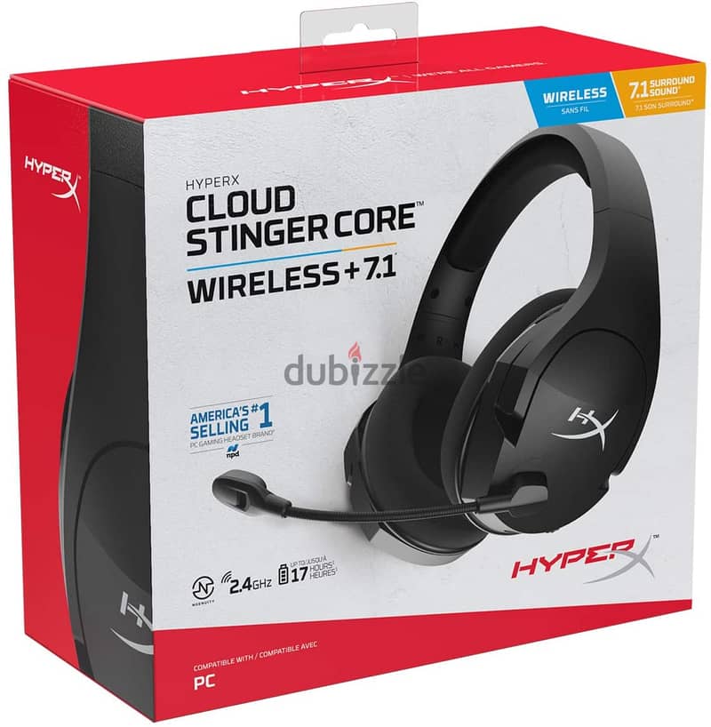 HyperX Cloud Stinger Core – Wireless Lightweight Gaming Headset 0