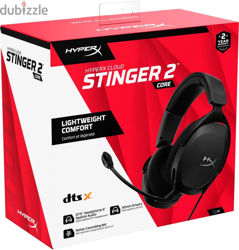 HyperX Cloud Stinger 2 Core - Gaming Headset for Playstation - Sealed 0