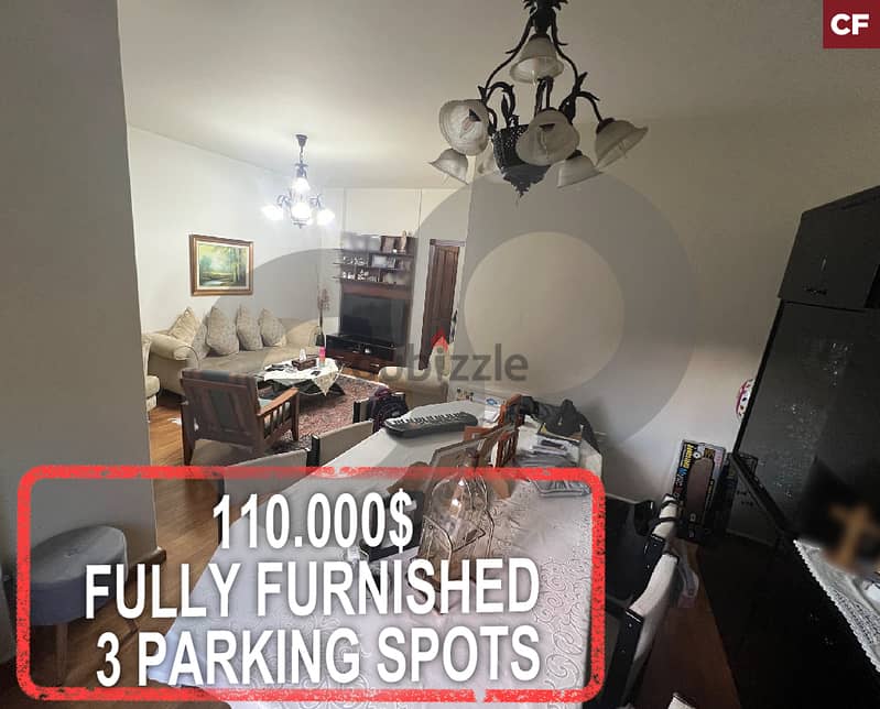 fully furnished/ 3 parking spots-New Rawda/نيو روضة REF#CF115242 0