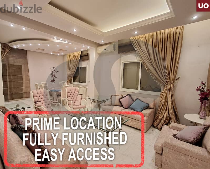 Prime Location-Fully Furnished-Easy access-Zahle/زحله REF#UO115244 0