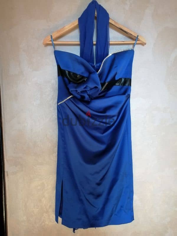 Dark blue dress size: 38 0