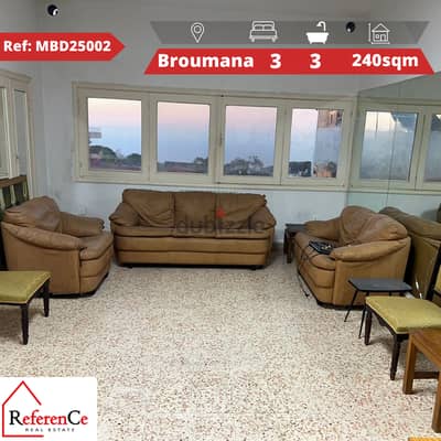 Apartment for sale in Broummana شقة للبيع في برمانا