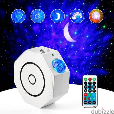 Star Projector Octagon Galaxy Night Light Projector with remote