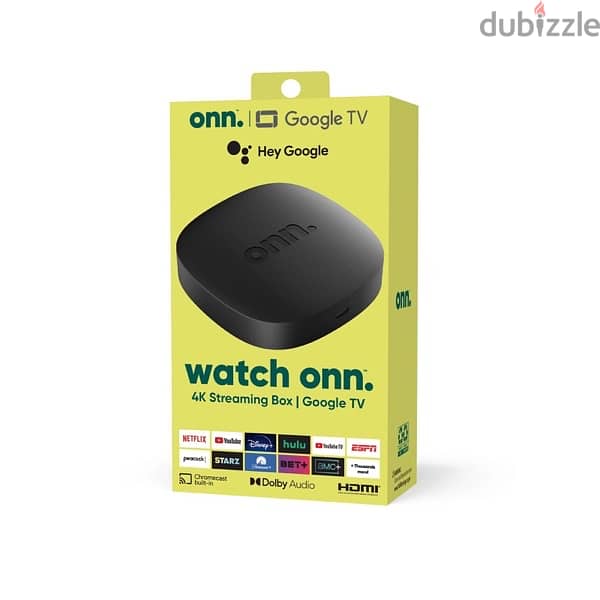 brand New ONN 4K Google TV Netflix Certified Android Box 0