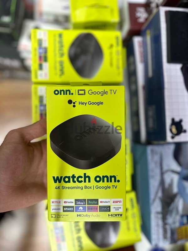 brand New ONN 4K Google TV Netflix Certified Android Box 1