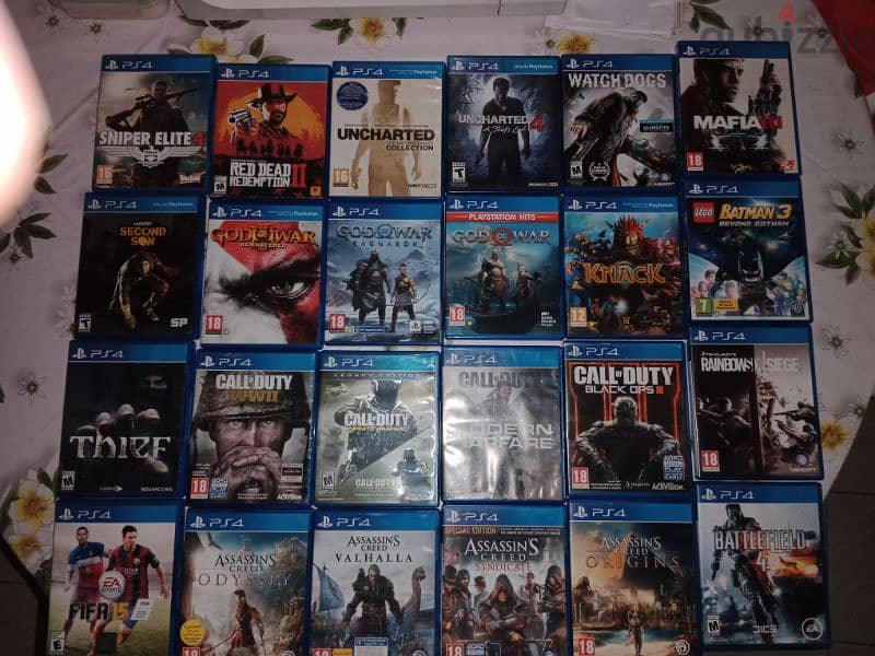 ps4 500 gbs with controller+24 games 1