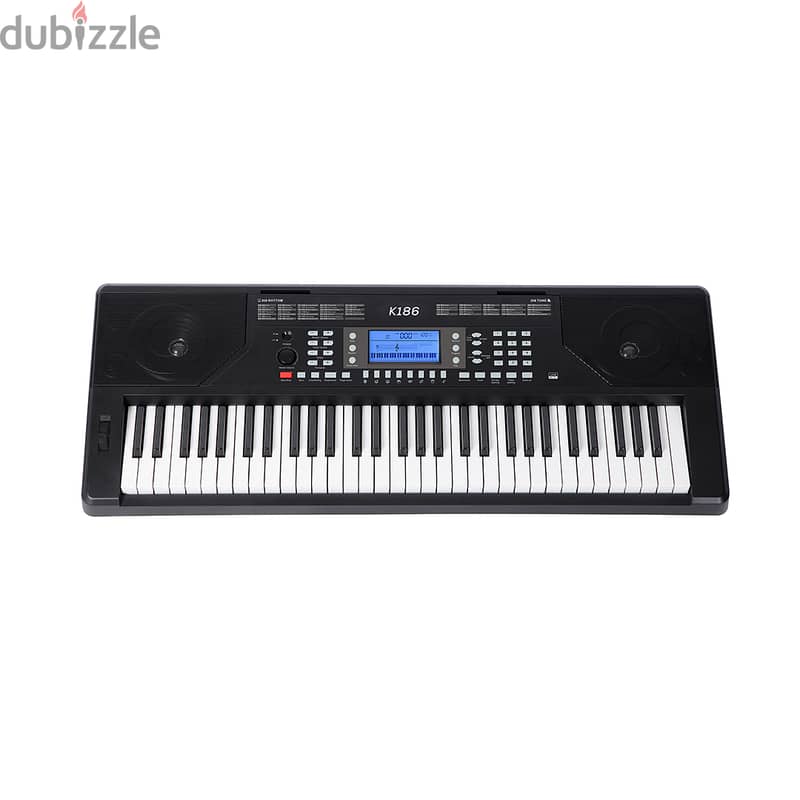 Conqueror Electronic  LCD Keyboard Portable 61 Key touch response 0