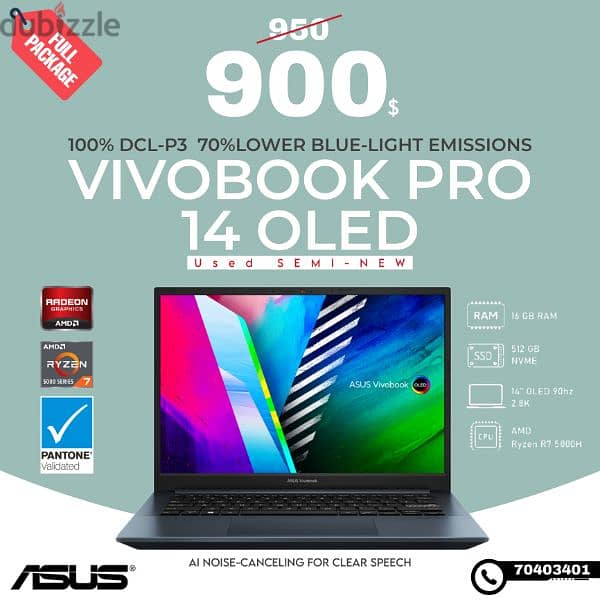 ASUS VIVOBOOK PRO 14 OLED LAPTOP 2