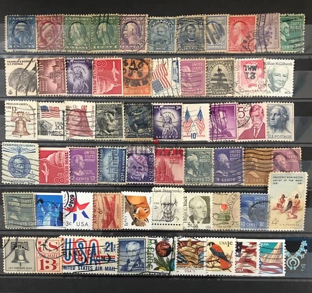 USA stamps 0