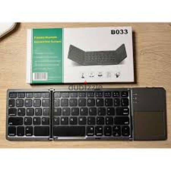 foldable keyboard wireless+ touch pad 0