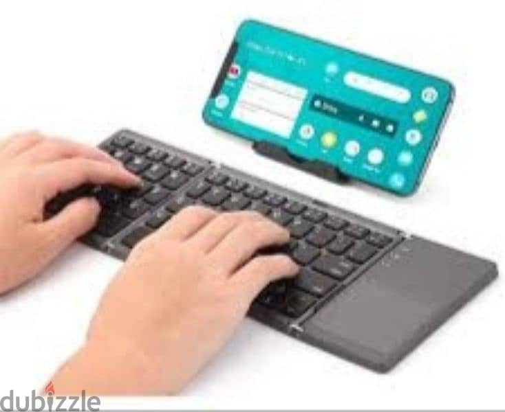 foldable keyboard wireless+ touch pad 2