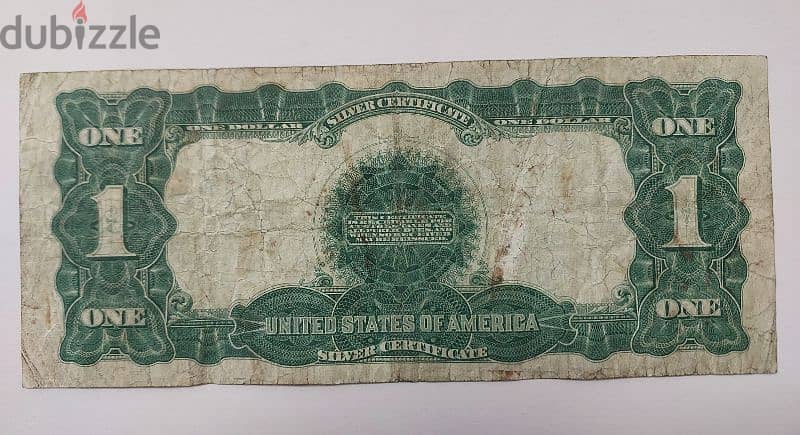 USA Black Eagle Large One Dollar banknote 1899 1