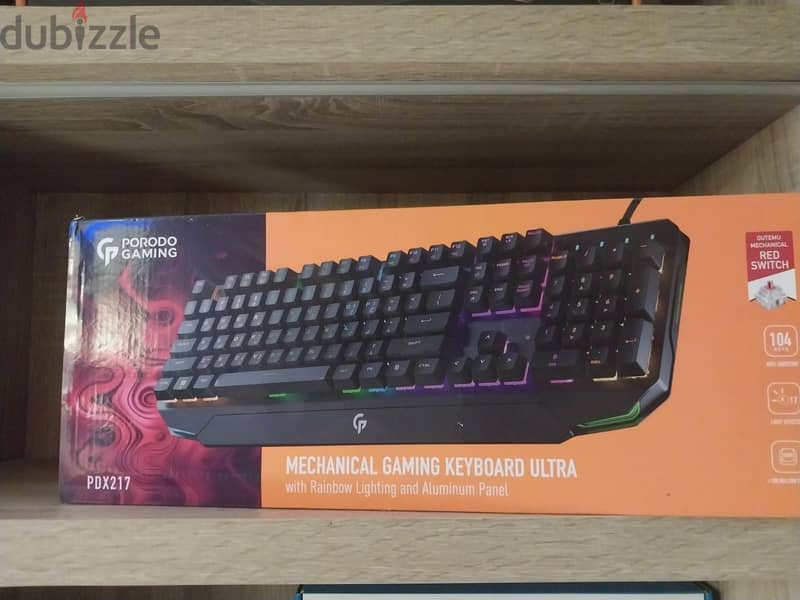 Porodo gaming Mechanical gaming keyboa uktra pdx217 great & new price 0