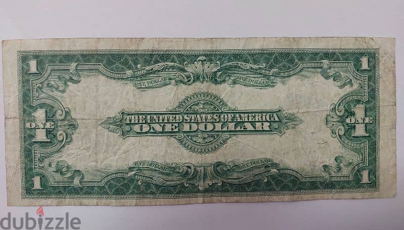 USA  Large One Dollar Banknote year 1923الدولار الاميركي الكبير 1