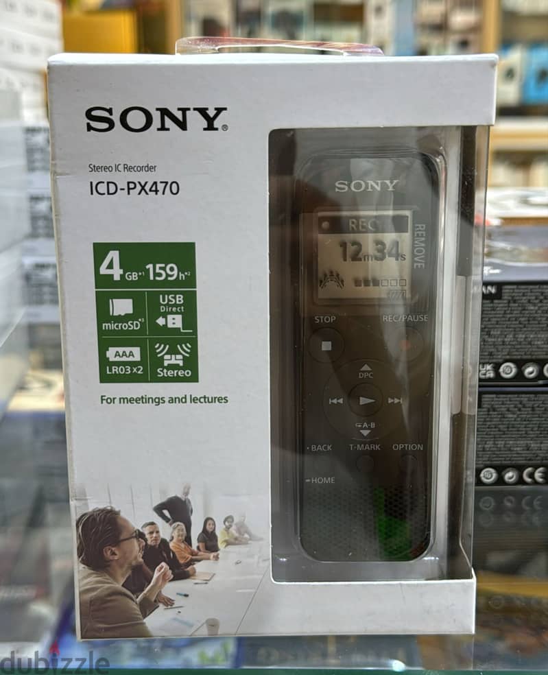 Sony Stereo Ic Recorder ICD-PX470 0