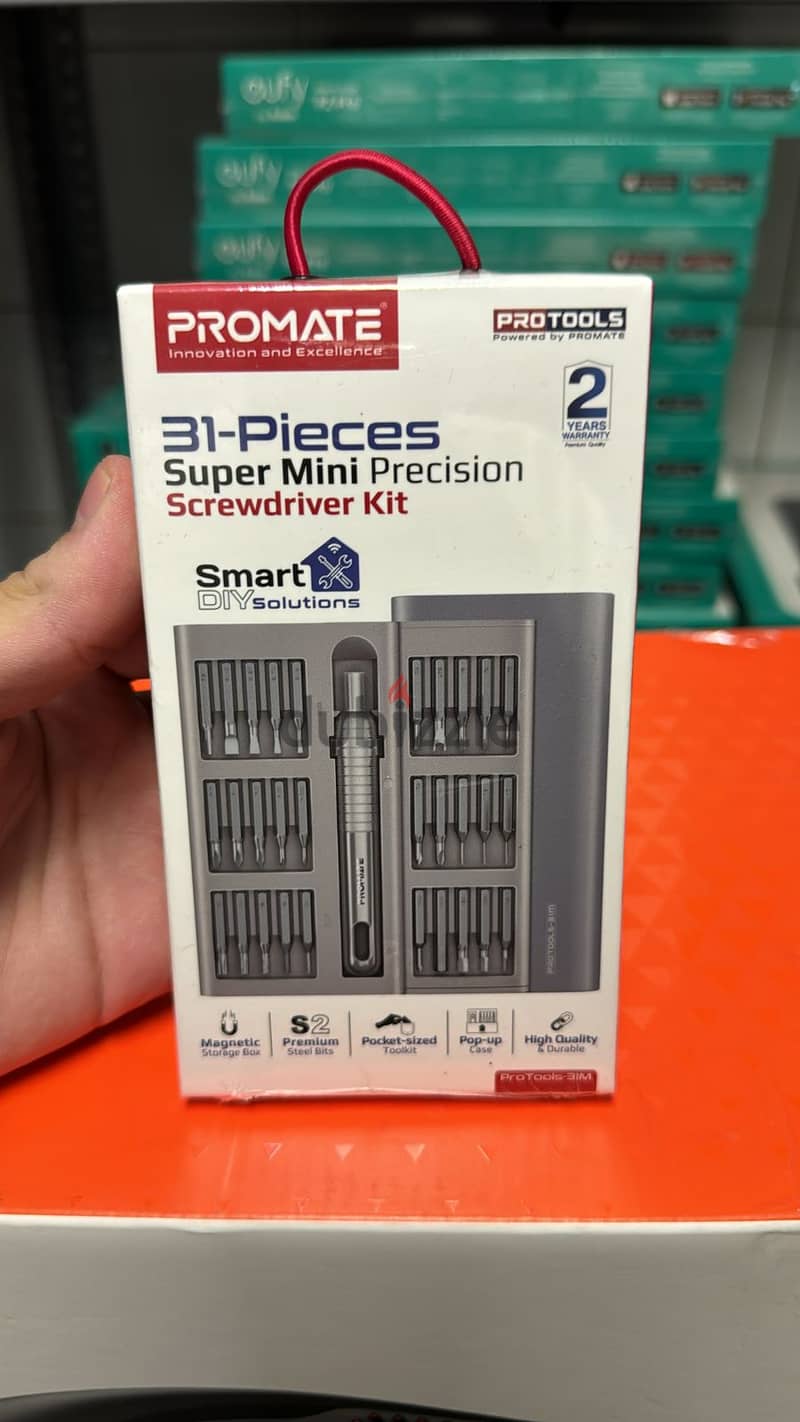 Promate 31-pieces super mini precision screwdriver kit 0