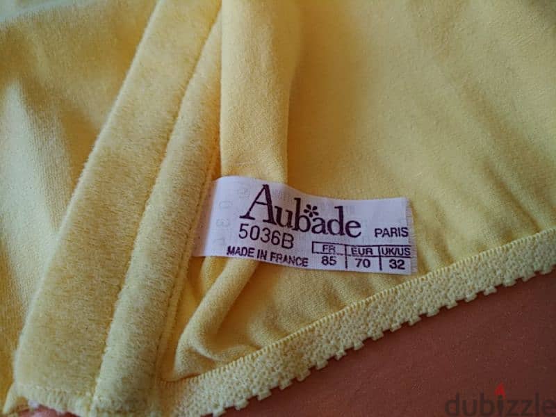 Aubade yellow bra (Made in France) - Not Negotiable 3