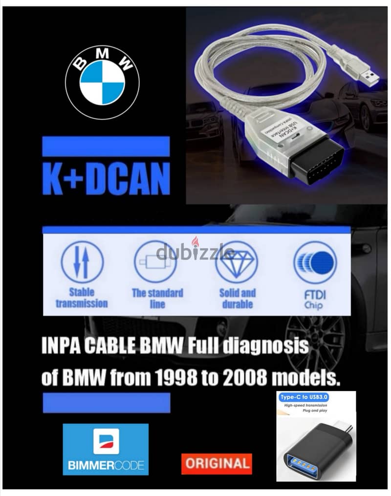 INPA cable K+D can 0