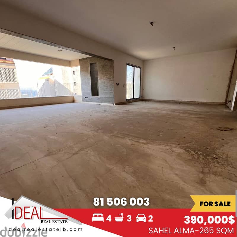 265 sqm Apartment for sale in Sahel Alma Jounieh REF#MA15153 0