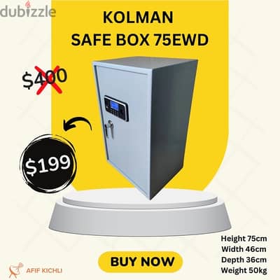 Kolman Safe Box all Sizes خزنات حديدية جميع القياسات