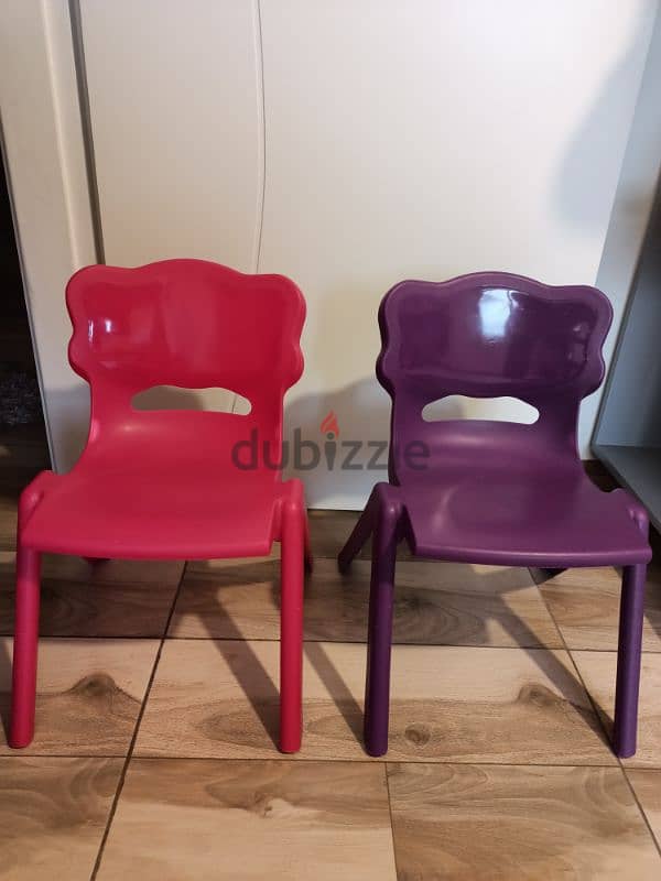 Kamaplast Kids Table + 2 chairs 1