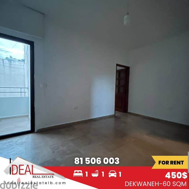 60 sqm Apartment for rent in Dekweneh REF#EJ726 0