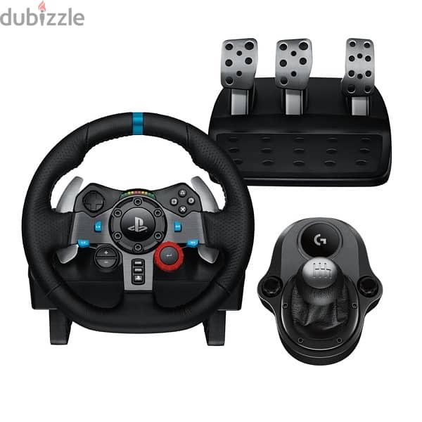 Logitech G29 Steering wheel and Pedals + Gear shift 3