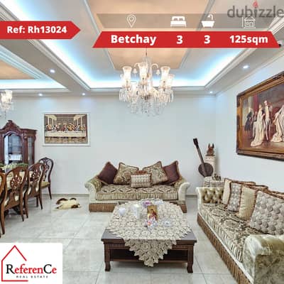 Decorated apartment in Betchay شقة للبيع في بطشاي