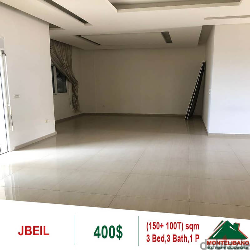 Open View Apartment for rent in Jbeil - Kartaboun 0