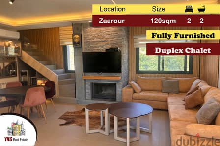 Zaarour Club 120m2 | Duplex Chalet | Furnished | Luxury | PA