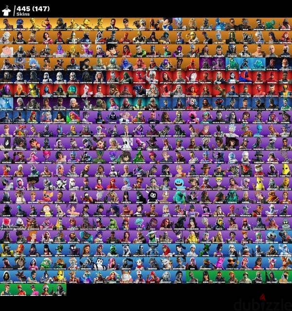 Full Access Fortnite 445 skins 0