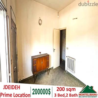 Prime Location 200 sqm Apartment for sale in Jdeideh