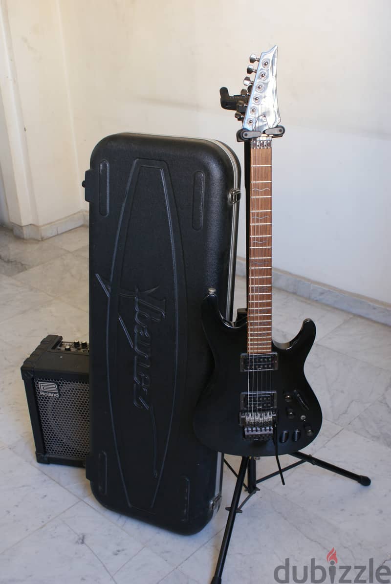 Ibanez S-Series S620X 2002 Galaxy Black Japan + Hardshell Ibanez Case 4