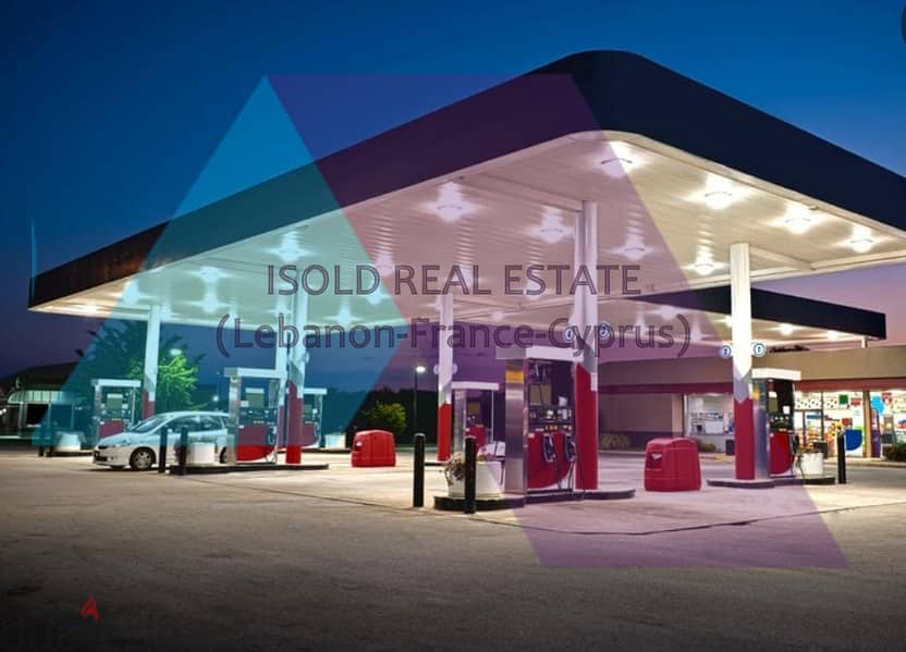 A 700 m2 Gas Station for Sale/Rent in Aoukar - محطة  للبيع او للايجار 0