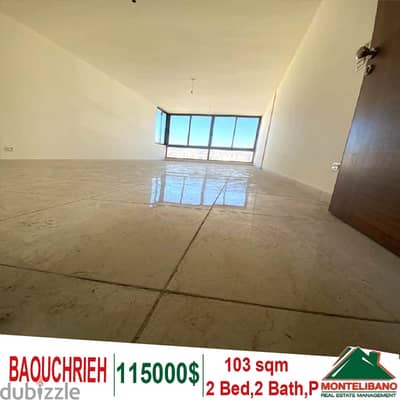 103 sqm New apartment for sale in Baouchrieh