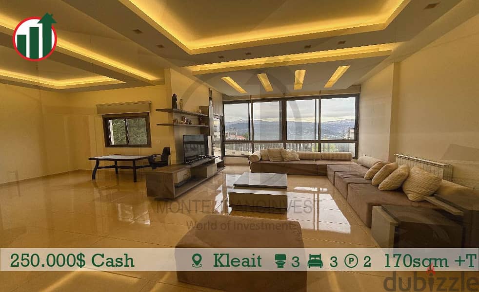 Semi Furnished Apartment for Sale in Kleait !!!! 0