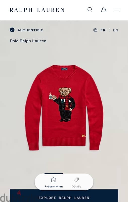 Ralph Lauren Polo Red Bear Sweater (Usual Price 625$) 4