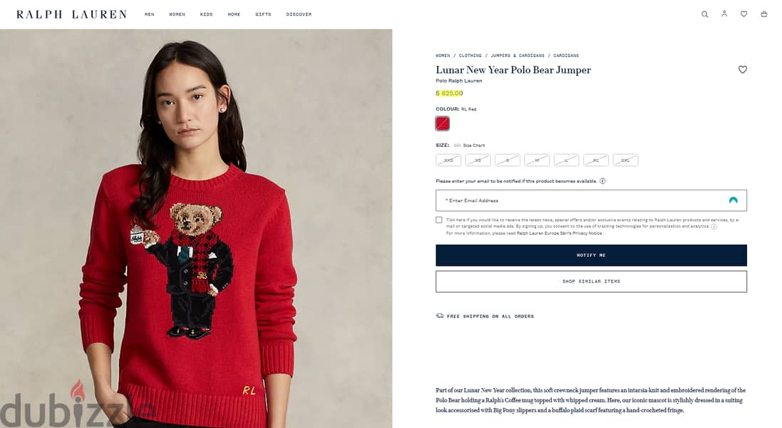 Ralph Lauren Polo Red Bear Sweater (Usual Price 625$) 5