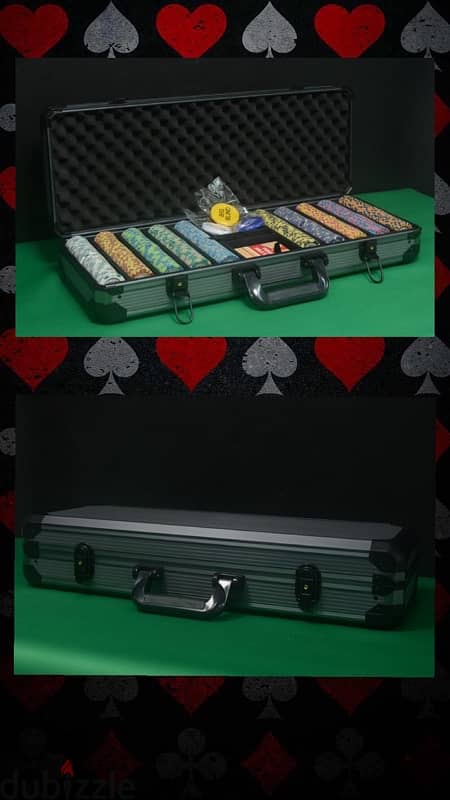 Monte Carlo Poker Club 3 Tone Poker Set 0